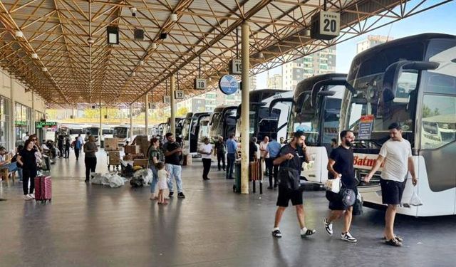 Diyarbakır Otogarı’nda yoğunluk: Sebebi belli oldu!