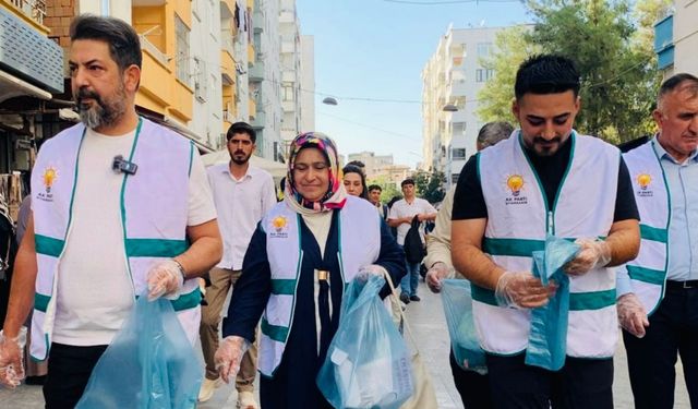 Diyarbakır'da AK Parti temizlik yaptı: Belediye tepki gösterdi