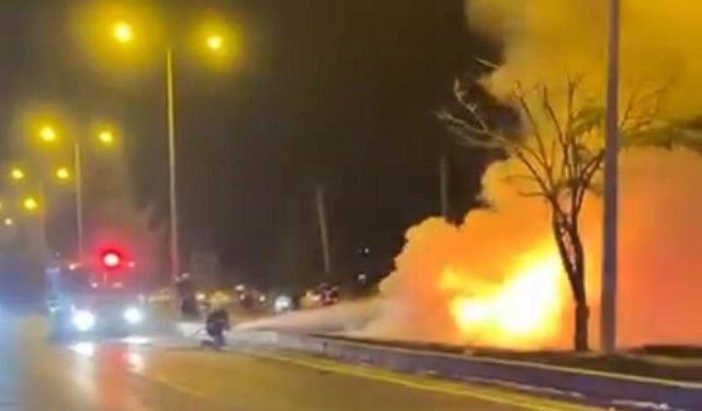 Diyarbakır’da kaza yapan araç yandı: 1’i ağır yaralılar var!