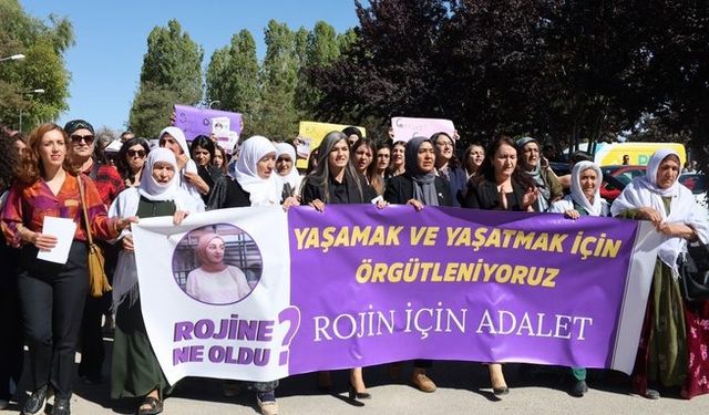 Van’da kadınlar Rojin Kabaiş için yürüdü!