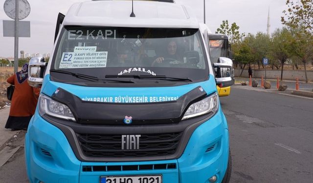 Diyarbakır Özel Halk Otobüsleri’nde bir ilk: Kadın şoförler direksiyonda!