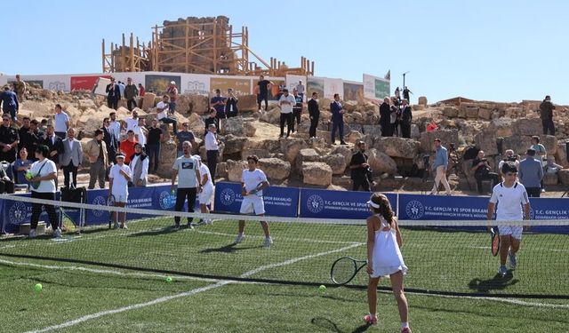 Diyarbakır Zerzevan’da Tenis Turnuvası: Tarih ve spor buluştu