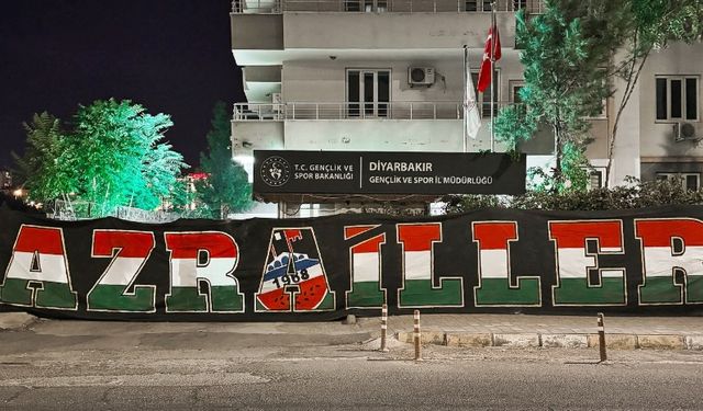 Diyarbakırspor Azrailler Grubu’ndan eylem "Tesis istiyoruz!"