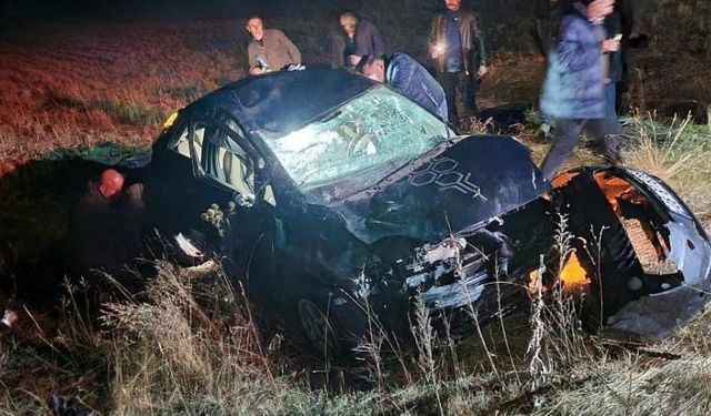 Kars’ta trafik kazası: 1 ölü, 2’si çocuk 3 yaralı