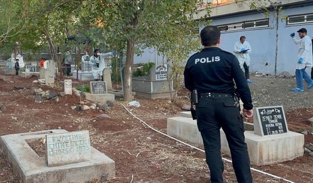 Siverek’te mezarlığa gitti: Korkunç manzarayla karşılaştı!