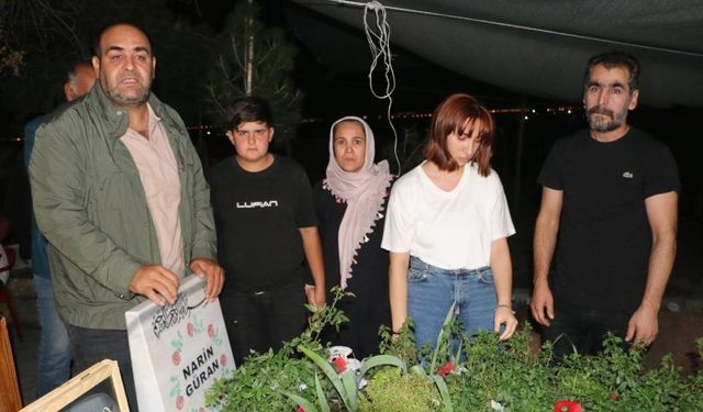 Tahliye olan Güran’lar ilk olarak Narin’in mezarına gitti