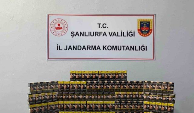 Şanlıurfa’da 5 bin paket kaçak sigara ele geçirildi