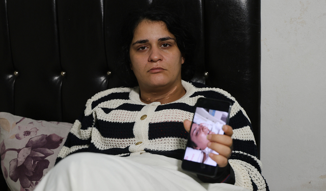 Kocası tarafından boğazı kesildi: Yürüyemez hale geldi!