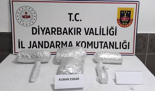 Diyarbakır’da 72 kilo madde ele geçirildi
