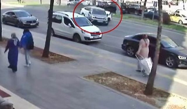 Diyarbakır’da kaza anı kamerada: İşte görüntüsü