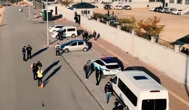 Dron uygulamasıyla 1 kişi yakalandı, 73 araca ceza kesildi!