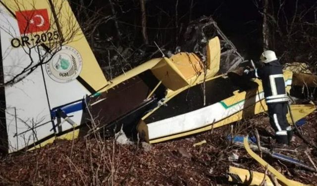 OGM'ye ait uçak Hırvatistan'da düştü: Pilot şehit oldu