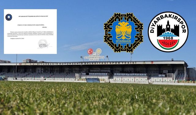 Belgesi ortaya çıktı: Diyarbakır Büyükşehir, Diyarbakırspor için TFF’ye gitti!