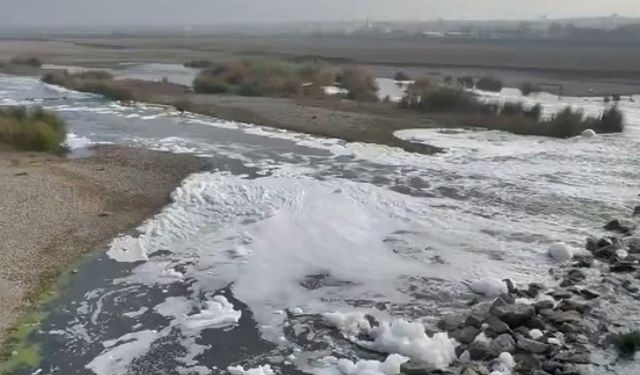 Diyarbakır Dicle Nehri’ndeki köpüğün nedeni belli oldu!