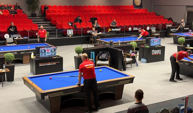 Diyarbakır ekibi bilardoda şampiyon oldu: 1. Lige yükseldi