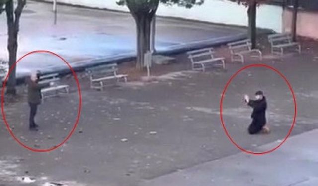 Okulda korku dolu anlar: Bir genci rehin aldı!