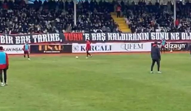 Bursa’da skandal pankart: Batman Petrolspor kınadı!