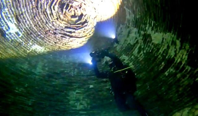 Diyarbakır’da ilk kez görüntülendi: İşte sualtındaki Tekye Medresesi