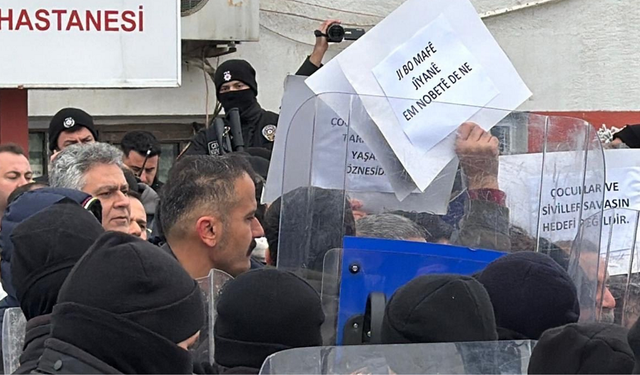 Diyarbakır’da sağlıkçılar ayaklandı: Polis izin vermedi!