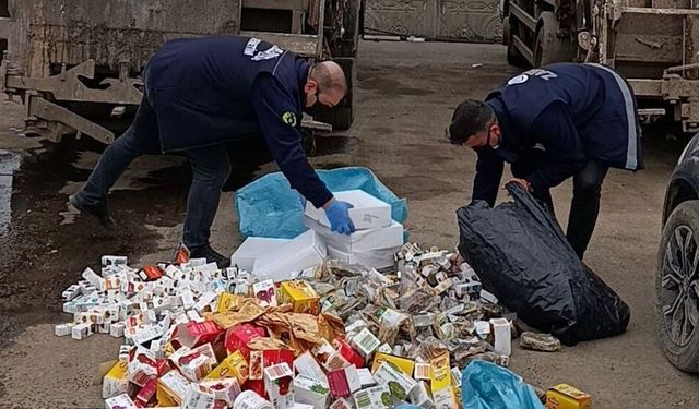 Diyarbakır’da belediye yakaladı: Onlarca ürün imha edildi!