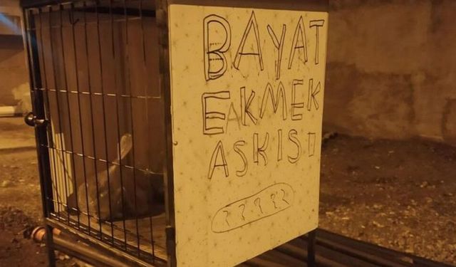 Diyarbakır sokaklarında ilginç dolap: İsrafın önüne geçti