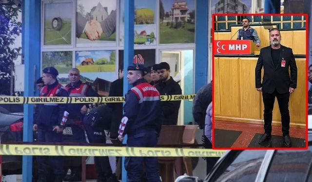 Emekli polis önce eşini sonra MHP'li başkanı öldürdü!