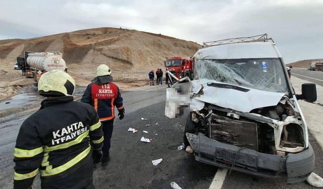 Kahta-Diyarbakır yolunda kaza: Çok sayıda yaralı var