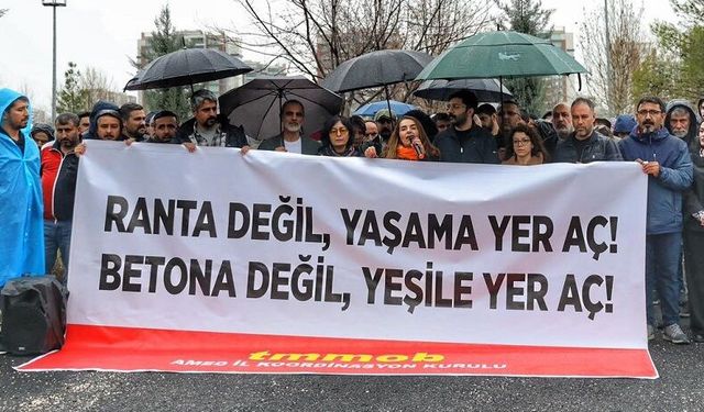 Diyarbakır’da yeşil alanlar imara açıldı: Tepki çekti!