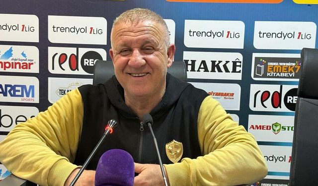 Amedspor hocasından galibiyet sonrası ilk açıklama!