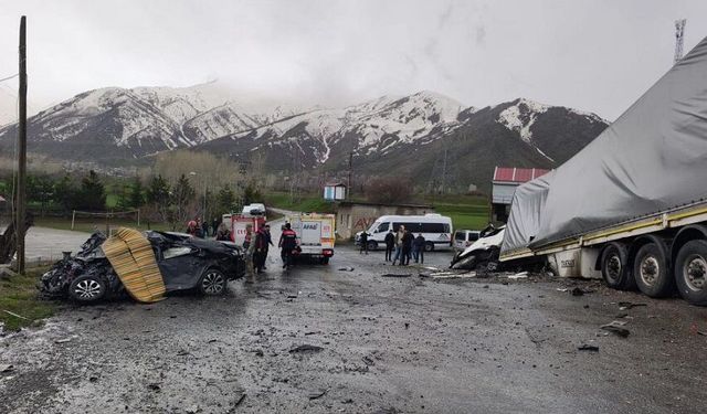 DSİ Şube Müdürü ve şoförü kazada hayatını kaybetti