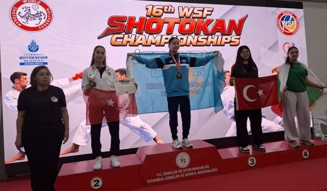 Diyarbakırlı Merve, dünya 2'ncisi oldu