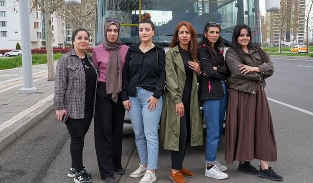 Diyarbakır’da toplu ulaşımda kadın sayısı artıyor: “Kalıpları kırıyoruz!”