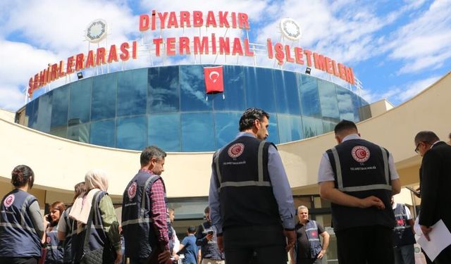 Diyarbakır Otogar esnafı denetlendi, ceza kesildi!