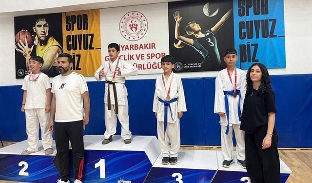 Diyarbakır’daki şampiyonaya damga vurdular: Tam 17 madalya…