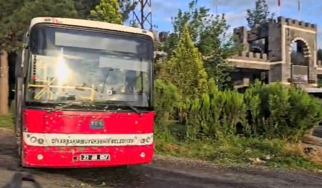 Diyarbakır’da yolcu otobüsün freni patladı!