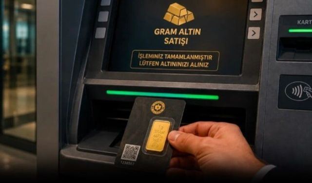 Banka ATM'lerinde gram altın satışı başladı