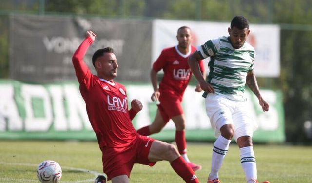 Batman Petrolspor ile Bursaspor hazırlık maçı yaptı!