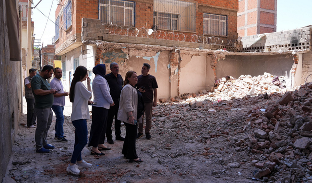 Eşbaşkanlar sahaya indi: Diyarbakır’daki o yapılar yıkılıyor!