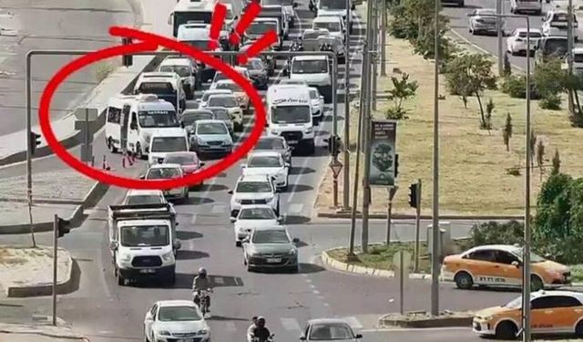 Diyarbakır trafiğinde "kaynak" yapan sürücülere ağır ceza!