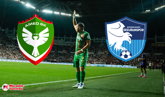 Süper Lig’de ilk maçına çıktı: Amedspor Erzurumspor’a karşı 3 puanı 3 golle aldı!