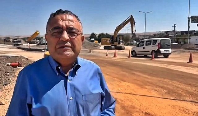 Diyarbakır-Silvan yolundaki çalışma tepki çekti!