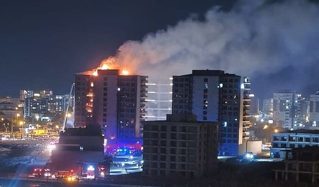 Diyarbakır'da korkutan yangın: Plaza alevlere teslim!
