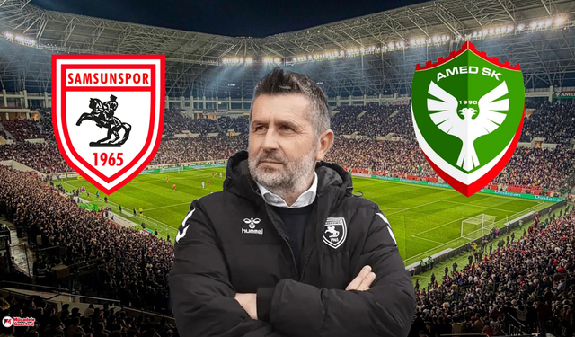 Samsunspor hocasından Amedspor’a övgü geldi!