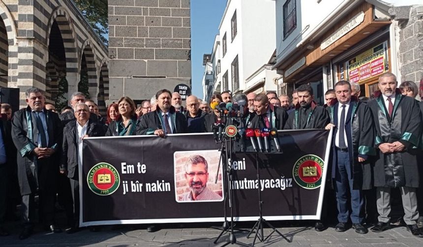 Diyarbakır dahil 47 barodan Tahir Elçi açıklaması