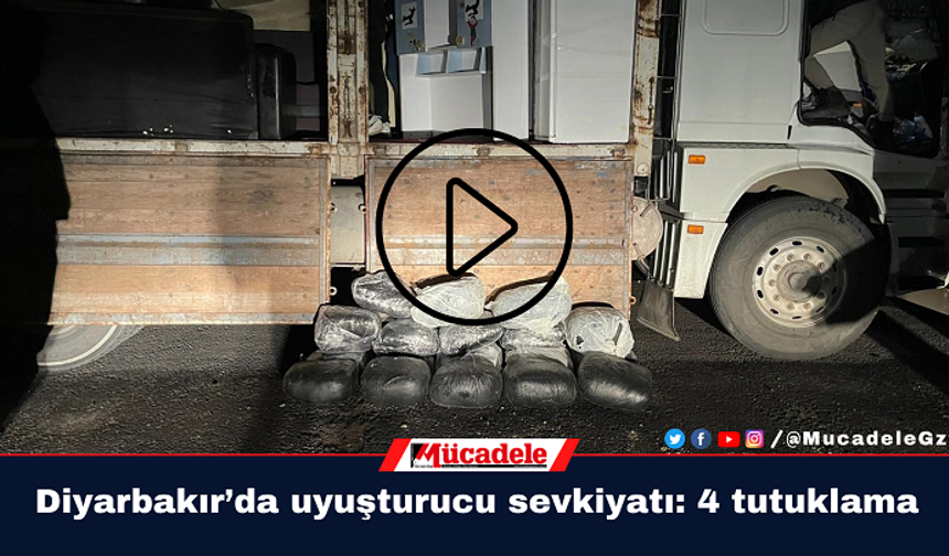 Diyarbakır’dan uyuşturucu sevkiyatı: 4 tutuklama