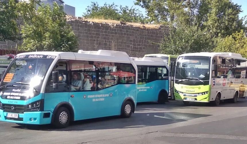 Diyarbakır ilçe ulaşımda yeni dönem: Para artık geçersiz!