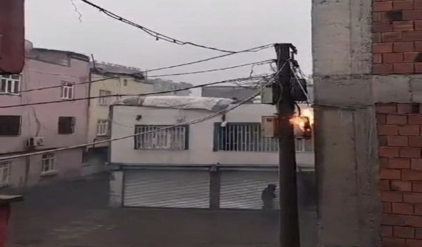 Diyarbakır’da trafo alev aldı