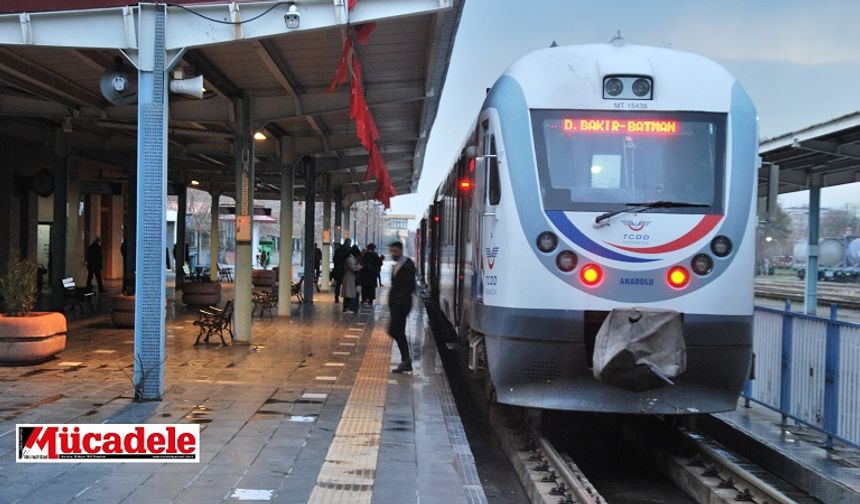 Ankara-Diyarbakır treni ilk seferiyle bugün yola çıkıyor