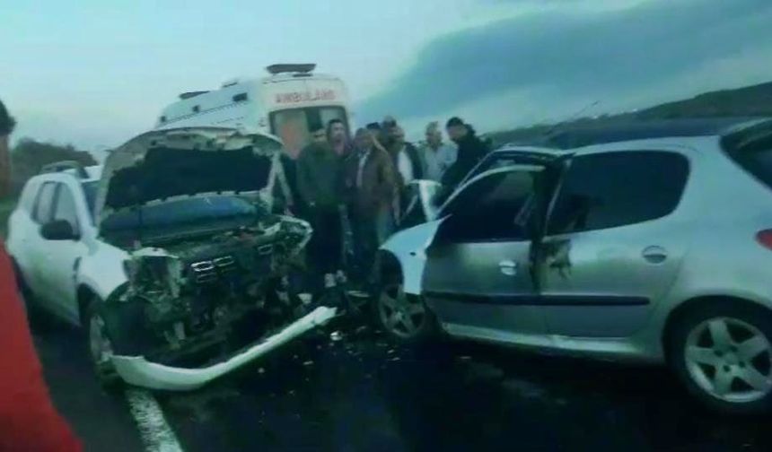 Diyarbakır Çınar’da trafik kazası! İki yaralı