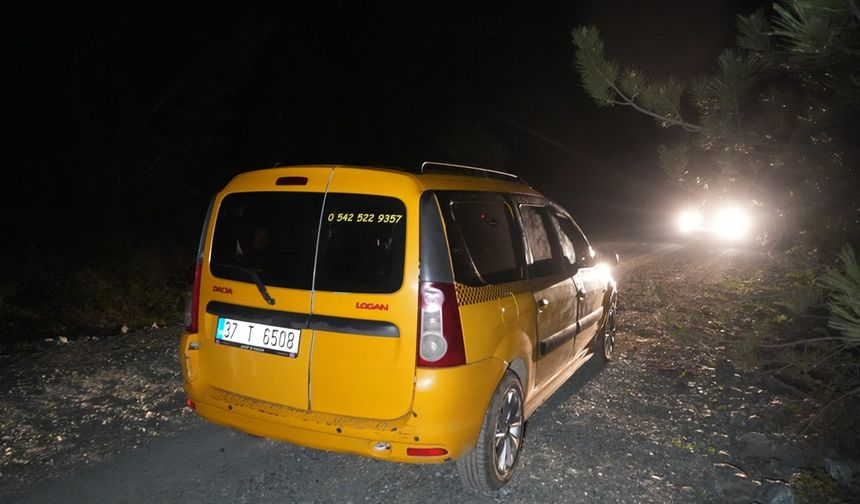 Kaybolan taksi şoförü aranıyordu! Ormanlık alanda böyle bulundu